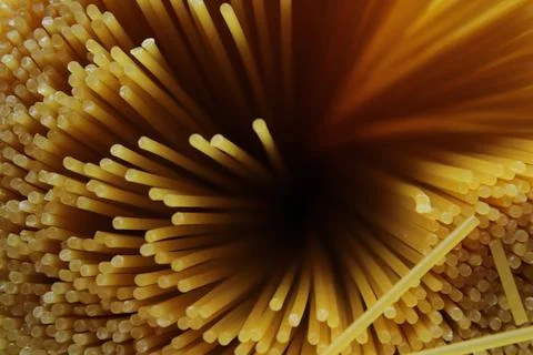 Modern abstract background, yellow abstract background created from spaghetti Stock Photos
