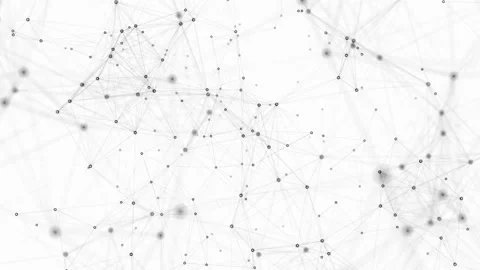 Modern abstract backgrounds of dot and line connection. concept world internet Vídeos de archivo 334652145