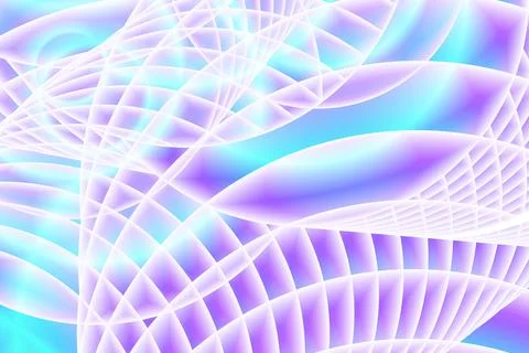 Modern abstract banner style 3d optical illusion illustrated and wavy style Stock Illustration
