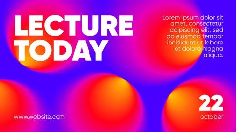 Modern Abstract Banner, Vector Gradient Background Stock Illustration