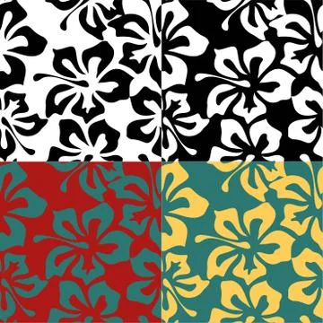 Modern abstract black seamless pattern on white backdrop. Abstract repeat bac Illustrazione stock