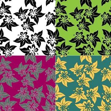 Modern abstract black seamless pattern on white backdrop. Abstract repeat bac Stock Illustration