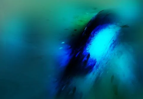 Modern abstract blue background featuring grainy and natural elements soft .. Stock Illustration
