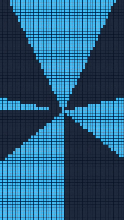 Modern abstract blue digital grid pattern connecting points, representing g.. Stock Footage 342524415