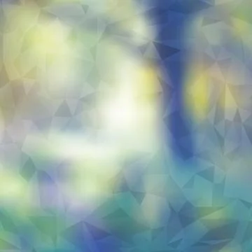 Modern Abstract Blurred Background with Transparent Triangles Stock Illustration