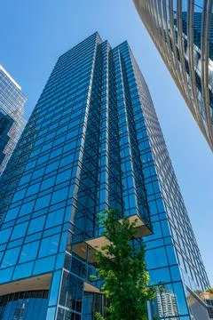 Modern abstract buildings elements background. Stock Photos