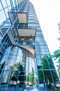 Modern abstract buildings elements background. Stock Photos