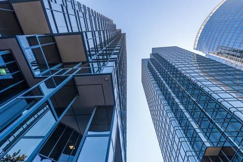 Modern abstract buildings elements background. Stock Photos
