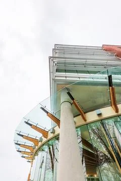Modern abstract buildings elements background. Stock Photos