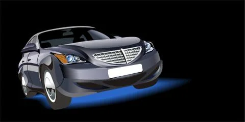 Modern abstract car Stock Illustration