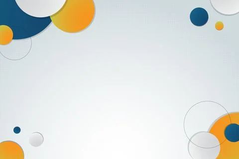 Modern Abstract Circle Background Design for Presentations &amp; Web Stock Illustration