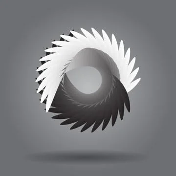 Modern Abstract circle geometric element. イラスト素材