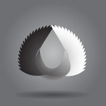 Modern Abstract circle geometric element. Stock Illustration