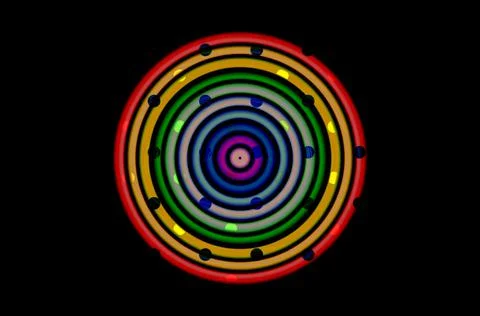 Modern abstract circle geometric gradient background tepmlate for design. Abs Illustrazione stock