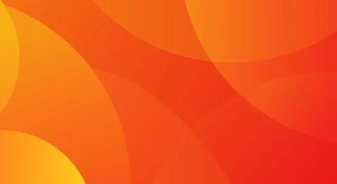 Modern abstract circles overlap with light and shadow on an orange and yell.. Stock Photos