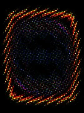 Modern Abstract CMYK Halftone Dot Pattern for Creative Graphic Design Stock Illustration
