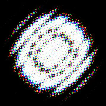 Modern Abstract CMYK Halftone Dot Pattern for Creative Graphic Design Stock Illustration