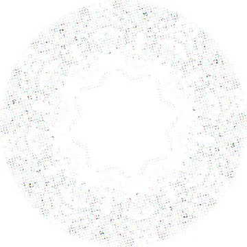 Modern Abstract CMYK Halftone Dot Pattern for Creative Graphic Design Stock Illustration