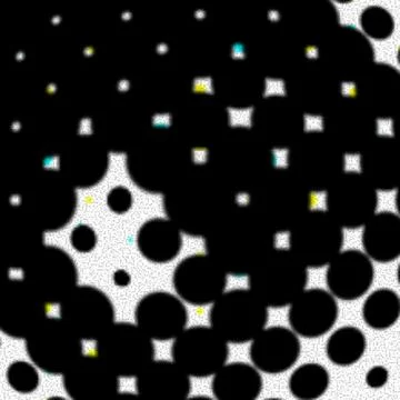 Modern Abstract CMYK Halftone Dot Pattern for Creative Graphic Design Stock Illustration