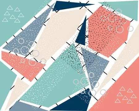 Modern abstract color geometric Vector background EPS10 Illustrazione stock