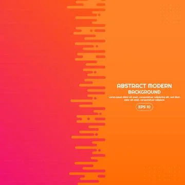 Modern abstract colorful gradient background circle shape and line design hal Stock Illustration