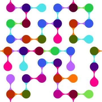 Modern abstract colorful seamless pattern Illustration