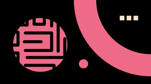 Modern Abstract Composition Background Stock Illustration