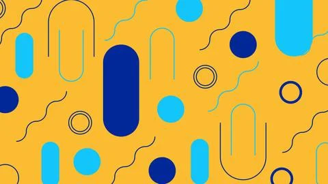 Modern Abstract Composition Background Stock Illustration