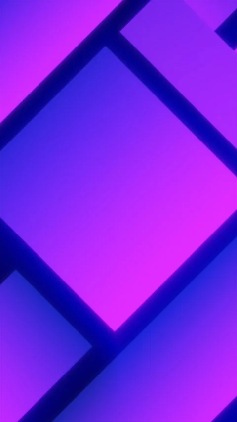 Modern abstract composition with glowing pink and purple geometric panels o.. Stock Footage 312286948