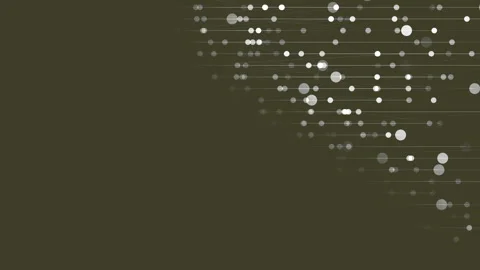 Modern Abstract Corporate Background with Moving Dots and Professional Tech Stock Footage 336623143