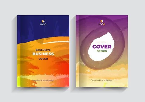 Modern Abstract cover Design Template Stock Illustration