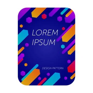 Modern abstract covers set. Cool gradient shapes composition. Eps10 vector. Stock Illustration