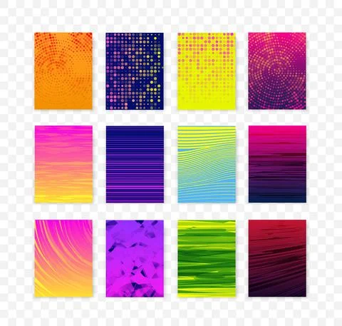 Modern abstract covers set. Stock Illustration