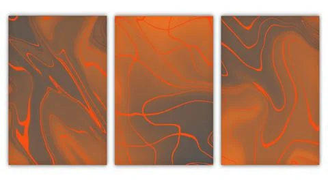 Modern abstract covers set, minimal covers design, abstract background Stock Illustration