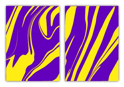 Modern abstract covers set, minimal covers design, abstract background Stock Illustration