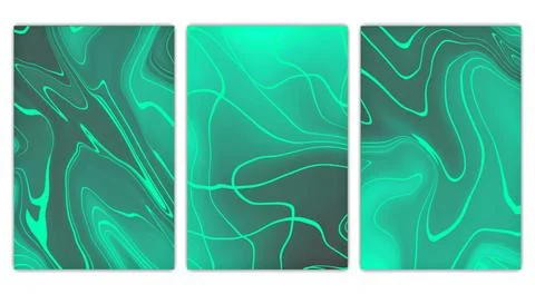 Modern abstract covers set, minimal covers design, abstract background Stock Illustration