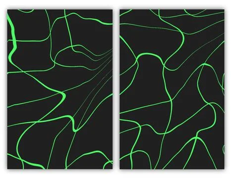 Modern abstract covers set, minimal covers design, abstract background Stock Illustration