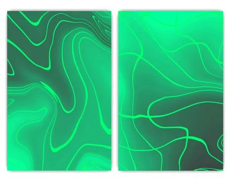Modern abstract covers set, minimal covers design, abstract background Stock Illustration