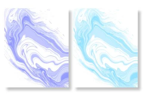 Modern abstract covers set, Minimal cover design. pastel gradients. Abstract Illustrazione stock