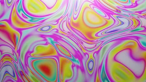 Modern abstract creative optical illusion marble texture colored wavy style Stock Illustration