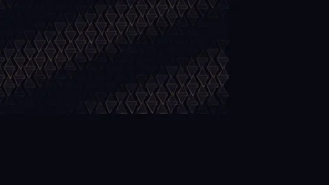 Modern abstract dark background with a subtle moving pattern of golden Stock Footage 335939155