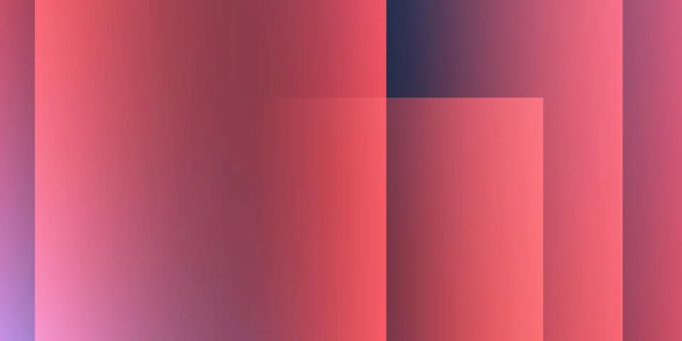 A modern abstract design featuring a smooth red gradient background with ov.. Stock Illustration