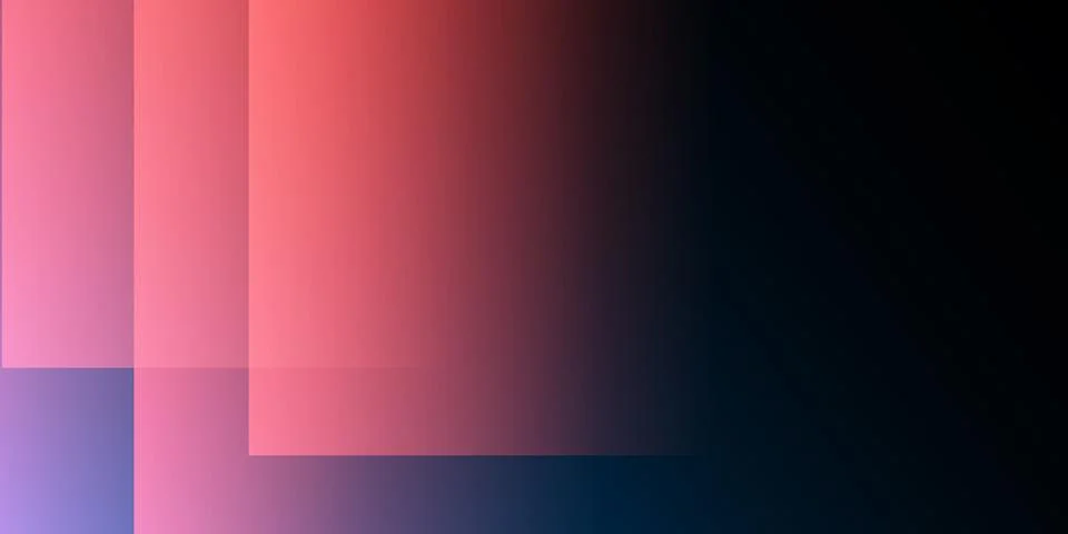 A modern abstract design featuring a smooth red gradient background with ov.. Stock Illustration