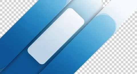 Modern abstract design featuring stylized blue geometric shapes and lines Stockillustratie