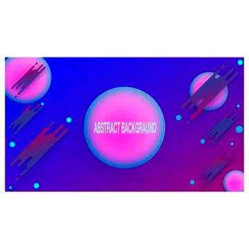 Modern abstract design template with background for the site for decoration Stock Illustration