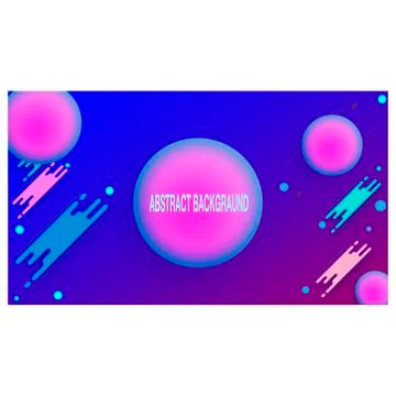 Modern abstract design template with background for the site for decoration Stock Illustration