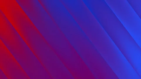 Modern Abstract Diagonal Red and Blue Stripes Gradient Background Design Stock Footage 311000816