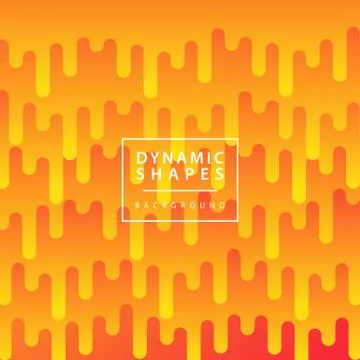 Modern Abstract dynamic shapes rounded lines background with Colorful image. Illustrazione stock