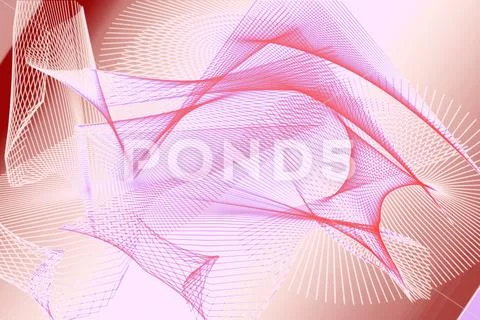 Modern Abstract Energy Field With Glowing Swirls And Colorful Light Streaks Modello PSD