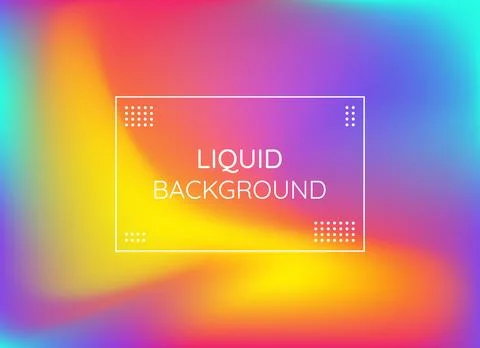 Modern abstract fluid bright background. Stock Illustration